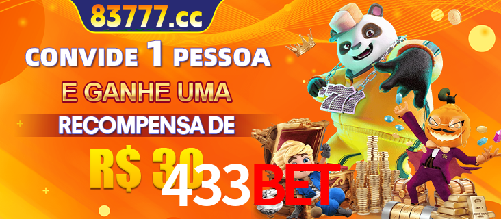 Banner institucional da 433bet sobre parceria de marcas e criação de uma marca de excelência, apresentando os mascotes de jogos populares como o Fortune Tiger.