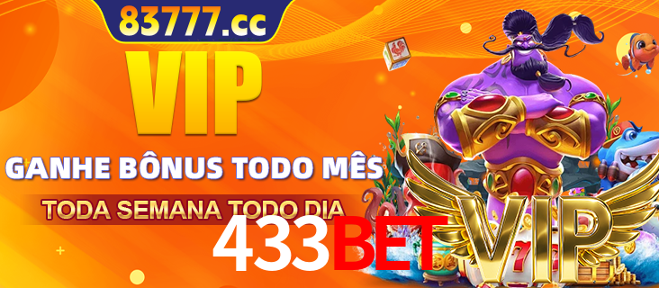 Banner promocional do 433bet oferecendo 100% de recompensas adicionais contínuas para quem fizer o login diário (Daily sign-in), com um mascote de coelho.